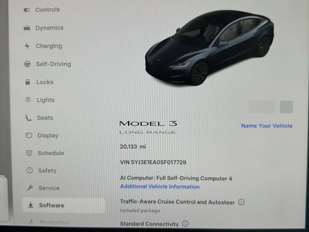 2025 Tesla Model 3 Long Range