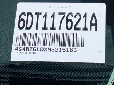 2022 Subaru Outback Onyx Edition XT