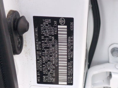 2019 Toyota Camry Hybrid LE