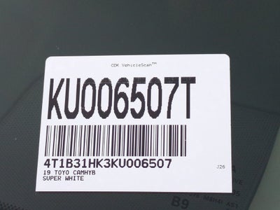 2019 Toyota Camry Hybrid LE