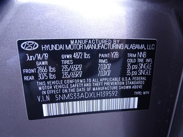 2020 Hyundai Santa Fe SEL