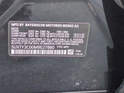 2021 BMW X3 sDrive30i sDrive30i