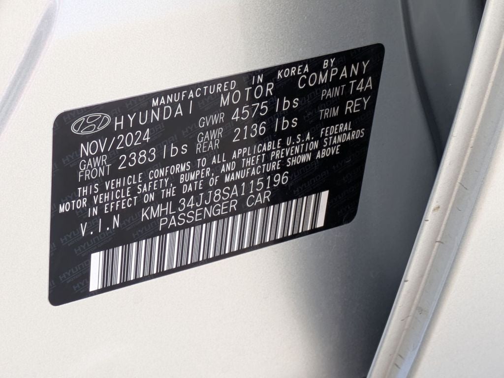 2025 Hyundai Sonata Hybrid SEL