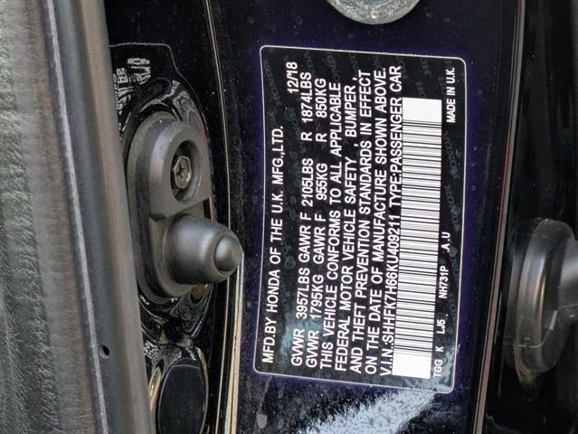 2019 Honda Civic Hatchback EX