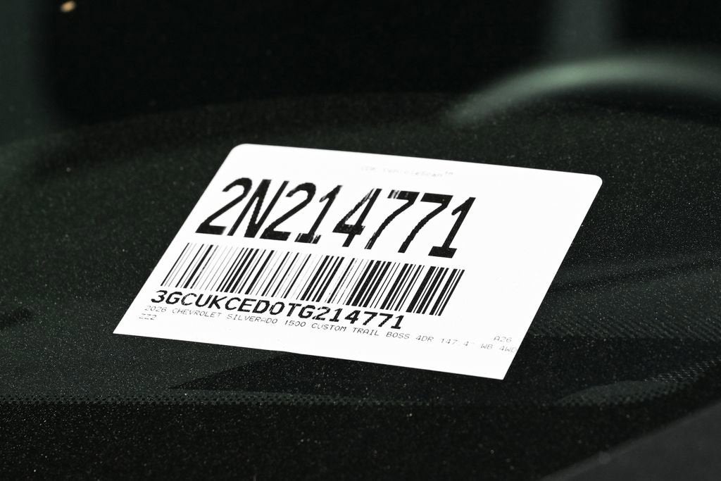 2026 Chevrolet Silverado 1500 Custom Trail Boss