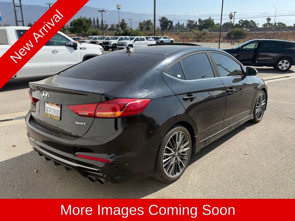 Used 2018 Hyundai Elantra Sport with VIN KMHD04LB1JU627558 for sale in San Bernardino, CA