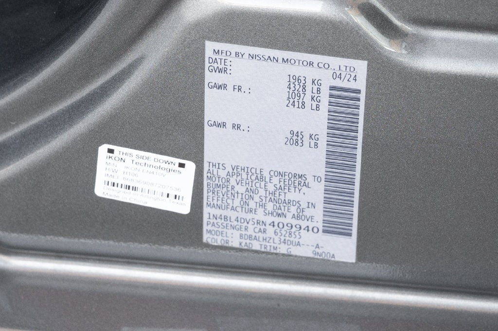 2024 Nissan Altima 2.5 SV