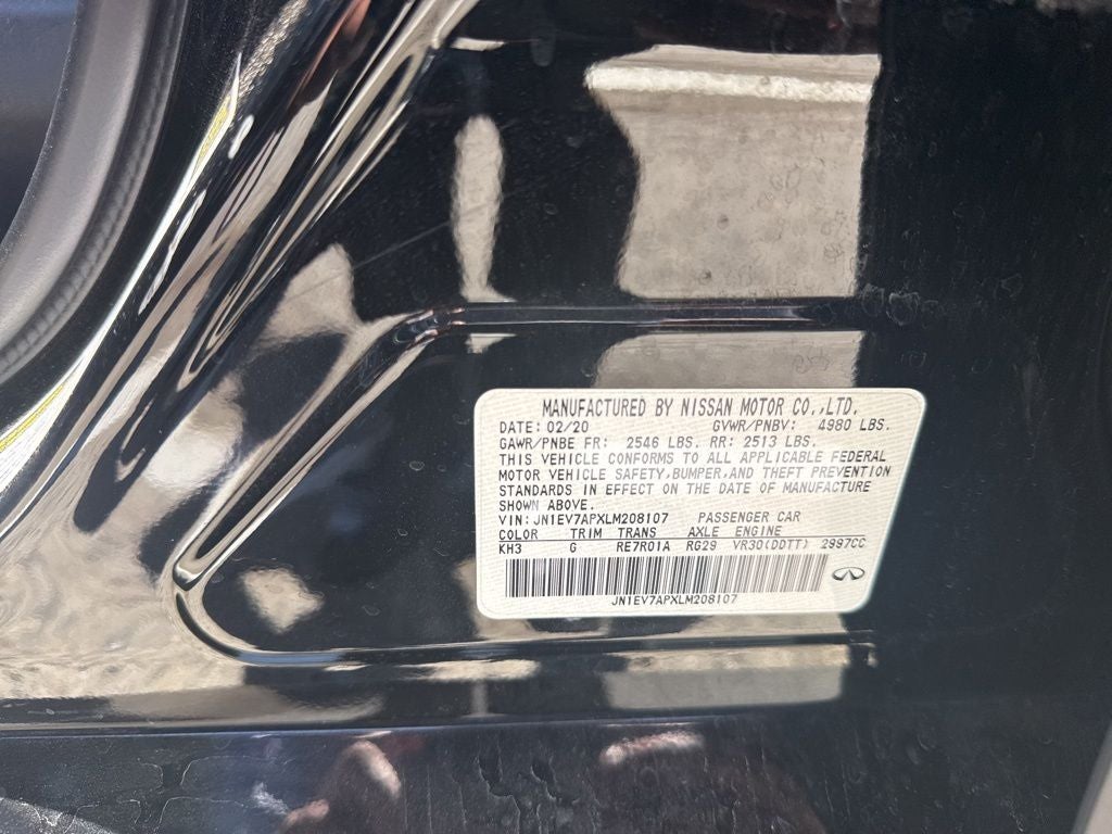 2020 INFINITI Q50 3.0t LUXE