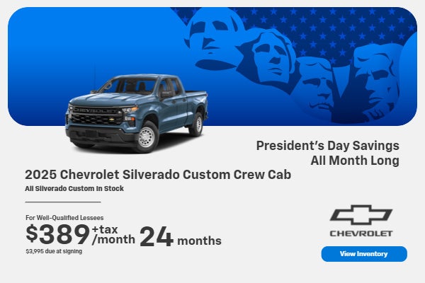  2025 Chevrolet Silverado Custom Crew Cab