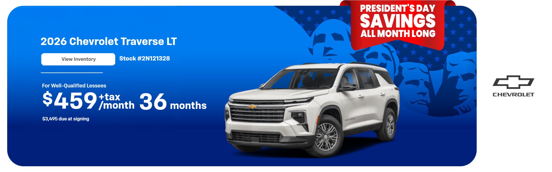 2026 CHEVROLET TRAVERSE LT