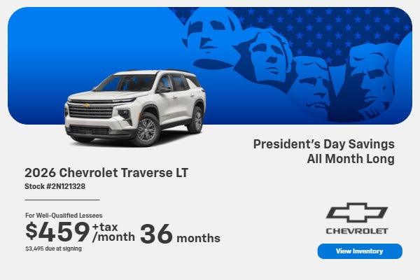 2026 CHEVROLET TRAVERSE LT